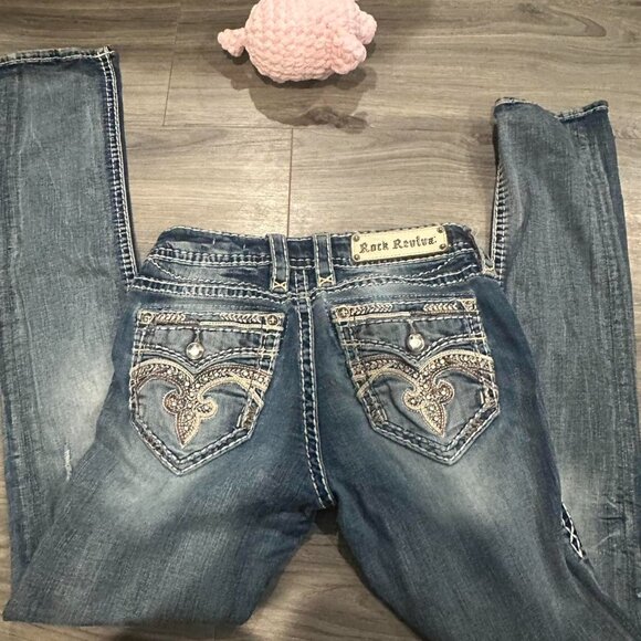 RockRevival Women's Blue and Navy Jeans - Picture 2 of 3